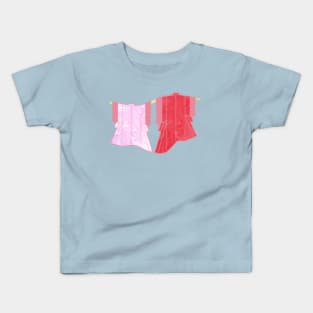 Dancing Marbled Paper Kimonos #1 Kids T-Shirt